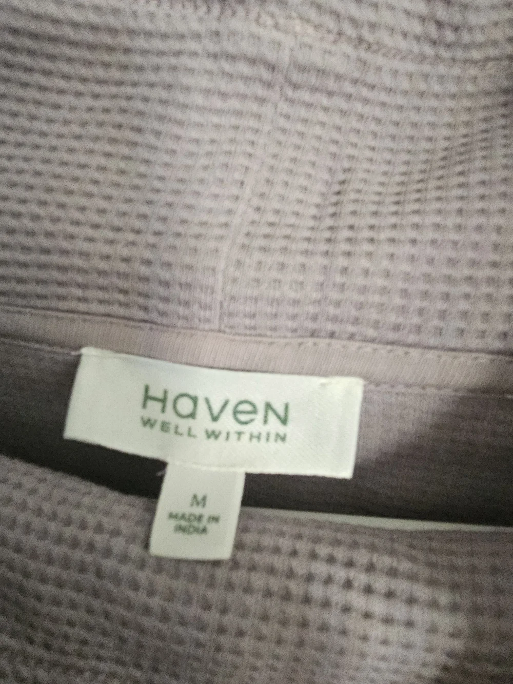 Haven Well Within Lilac Waffle-Knit Pullover Hoodie/Jogger Lounge Set